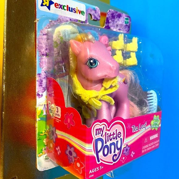 MY LITTLE PONY G3 2003 NWT PRETTY PONY FASHIONS TEA LEAF TOYS R US EXCLUSIVE - Picture 9 of 16